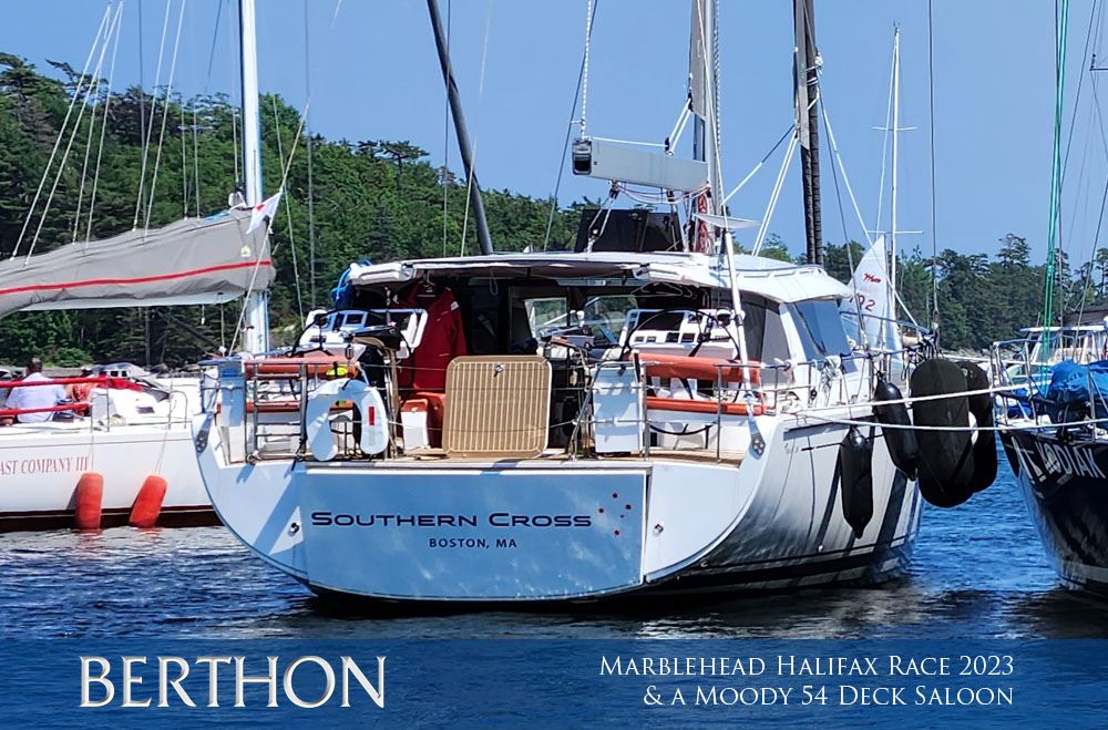 Marblehead Halifax Race 2023 aboard a Moody 54 Deck Saloon